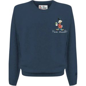 MC2 Saint Barth, Heren, Sweatshirts & Hoodies, Blauw, Maat: M