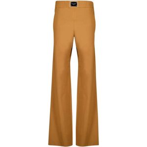 Dolce & Gabbana, Dames, Broeken, Geel, Maat: 2XS Wol,
