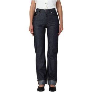 Bottega Veneta, Dames, Jeans, Blauw, Maat: 2XS Katoen,