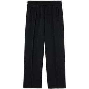 Palm Angels - Curved Logo Broek - Zwart - Polyester