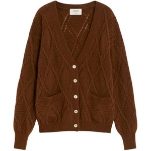 Weekend Max Mara, Dames, Truien, Bruin, Maat: S