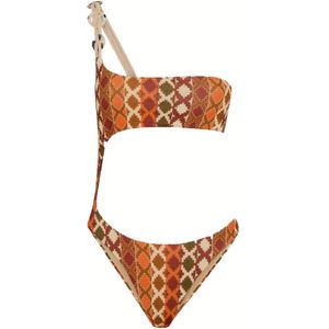 Me-Fui, Dames, Badkleding, Oranje, Maat: L
