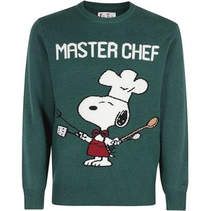 MC2 Saint Barth, Heren, Truien, Groen, Maat: 2XL Wol,