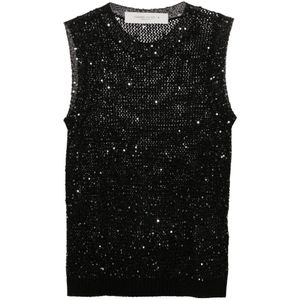 Golden Goose, Dames, Tops, Zwart, Maat: XS