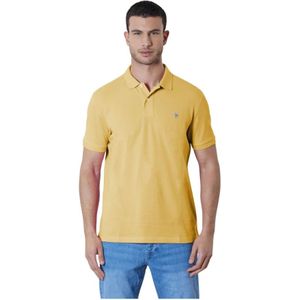 U.s. Polo Assn., Heren, Tops, Geel, Maat: M Katoen,