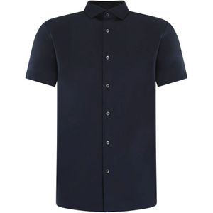 Valenza, Heren, Overhemden, Blauw, Maat: S