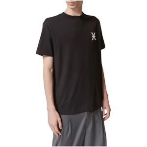 John Richmond, Heren, Tops, Zwart, Maat: XL Katoen,