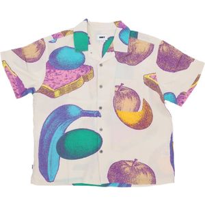 Obey, Heren, Overhemden, Veelkleurig, Maat: XL Viscose,