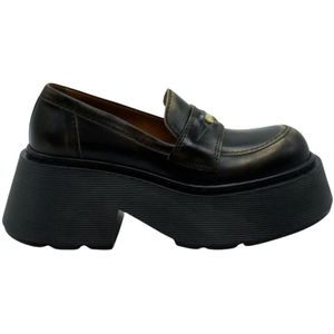 Vic Matié, Dames, Schoenen, Bruin, Maat: 39 EU Leer,