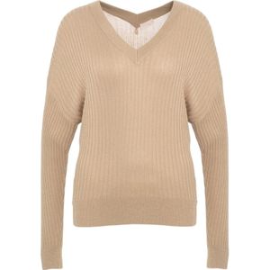 Liu Jo, Dames, Truien, Beige, Maat: S