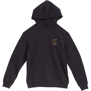 Just Cavalli, Heren, Sweatshirts & Hoodies, Zwart, Maat: S Katoen,
