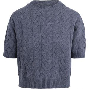 Max Mara, Dames, Truien, Grijs, Maat: S Wol,