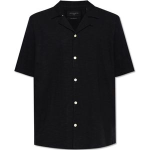 AllSaints, Heren, Overhemden, Zwart, Maat: XS Katoen,