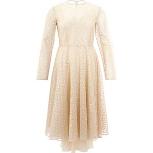 Lardini, Dames, Jurken, Beige, Maat: XS Katoen,