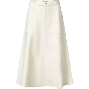 A.p.c., Dames, Rokken, Wit, Maat: S Leer,