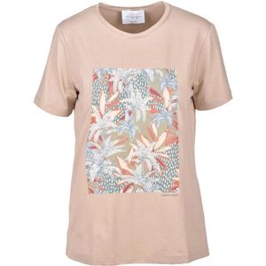 Vicario Cinque, Dames, Tops, Beige, Maat: S Viscose,