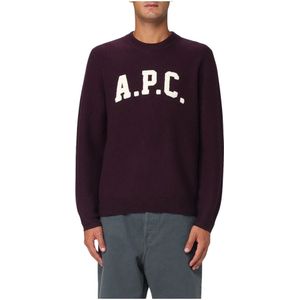 A.p.c., Heren, Truien, Rood, Maat: S Wol,
