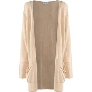 Nenette, Dames, Truien, Beige, Maat: L Viscose,