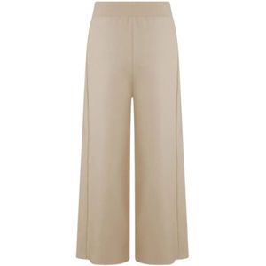 BomBoogie, Dames, Broeken, Beige, Maat: M Katoen,