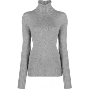 Kiton, Dames, Truien, Grijs, Maat: M Kasjmier,
