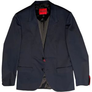 Hugo, Heren, Jassen, Blauw, Maat: M Katoen,