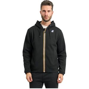 K-Way, Heren, Sweatshirts & Hoodies, Zwart, Maat: L Katoen,