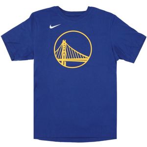 Nike, Heren, Tops, Blauw, Maat: S Katoen,