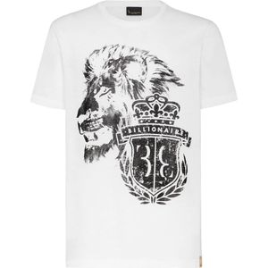 Billionaire, Heren, Tops, Wit, Maat: L