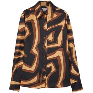Pucci, Dames, Blouses & Shirts, Veelkleurig, Maat: S