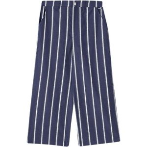 Liu Jo, Dames, Broeken, Blauw, Maat: M Katoen,