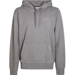 Sun68, Heren, Sweatshirts & Hoodies, Grijs, Maat: M