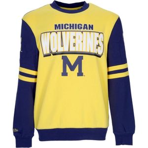 Mitchell & Ness, Heren, Sweatshirts & Hoodies, Veelkleurig, Maat: L Wol,