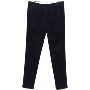 PT Torino, Heren, Broeken, Blauw, Maat: M Katoen,