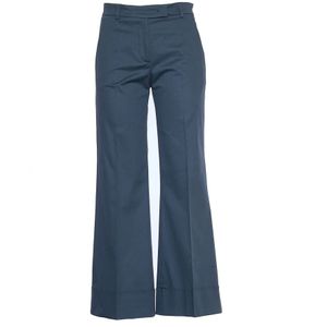 QL2 Quelledue, Dames, Broeken, Blauw, Maat: M Katoen,