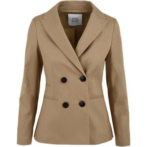Douuod Woman, Dames, Jassen, Bruin, Maat: 2XS