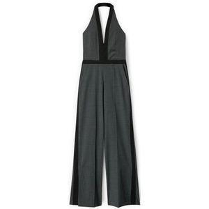Motivi, Dames, Jumpsuits & Playsuits, Grijs, Maat: 2XS Wol,