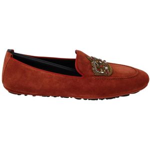 Dolce & Gabbana, Heren, Schoenen, Oranje, Maat: 40 EU Leer,