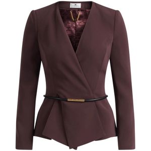 Elisabetta Franchi, Dames, Jassen, Rood, Maat: M