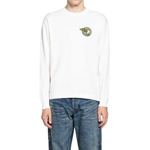 Human Made, Heren, Sweatshirts & Hoodies, Wit, Maat: S Katoen,