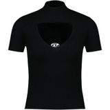 Diesel, Dames, Truien, Zwart, Maat: L Wol,