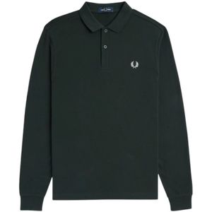 Fred Perry, Heren, Tops, Groen, Maat: S