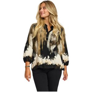 2-Biz, Dames, Blouses & Shirts, Veelkleurig, Maat: S