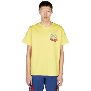 SKY High Farm, Heren, Tops, Geel, Maat: L Katoen,