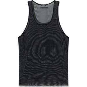 Dsquared2, Heren, Tops, Zwart, Maat: XL