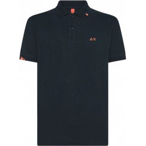 Sun68, Heren, Tops, Blauw, Maat: M