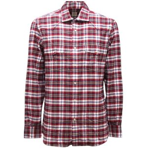 Mazzarelli, Heren, Overhemden, Veelkleurig, Maat: XL Flanel,
