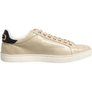 Dolce & Gabbana, Heren, Schoenen, Beige, Maat: 43 EU Leer,
