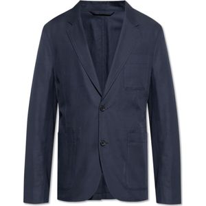 PS By Paul Smith, Heren, Jassen, Blauw, Maat: L Linnen,