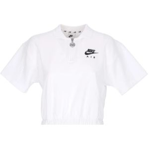 Nike, Dames, Tops, Wit, Maat: M Katoen,