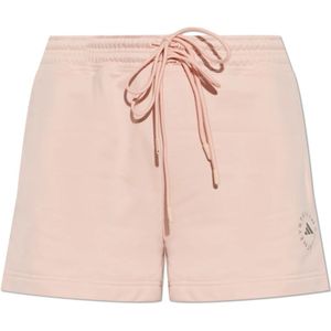 Adidas by Stella McCartney, Dames, Korte broeken, Roze, Maat: S Katoen,
